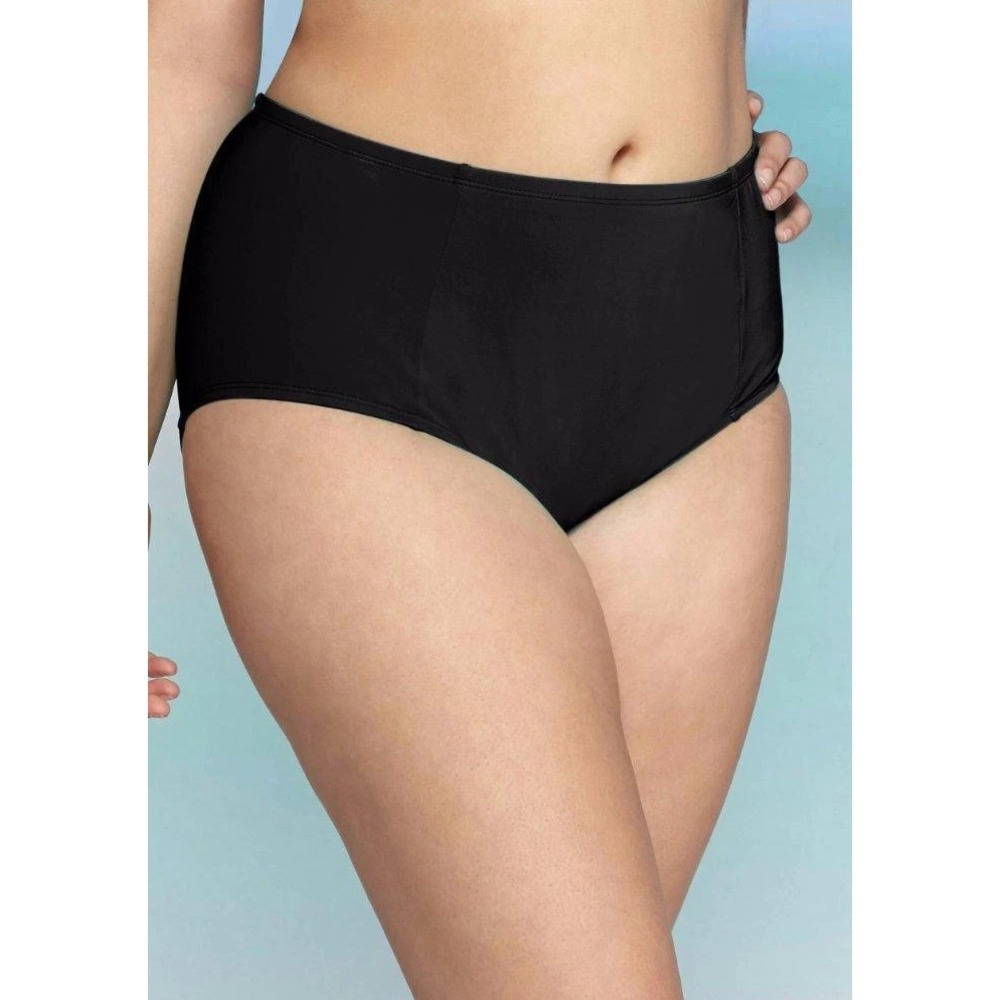 KENNETH COLE Plus Size 2X High Waist Swim Bottom NWT $58